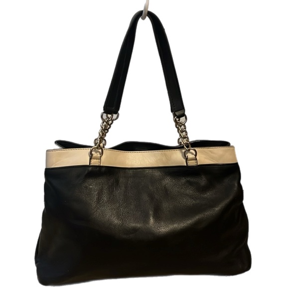 Kate Spade NY Hancock Maryanne Purse Handbag Briefcase Retired Black & Cream - Picture 8 of 8